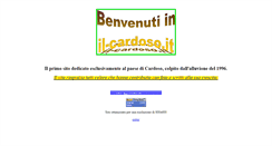 Desktop Screenshot of il-cardoso.it